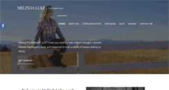 Desktop Screenshot of melindaluke.com